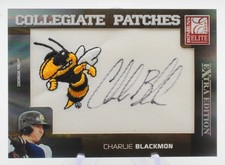 2008 Donruss Collegiate Patches Extra Charlie Blackmon CP-35 089/240 Patch