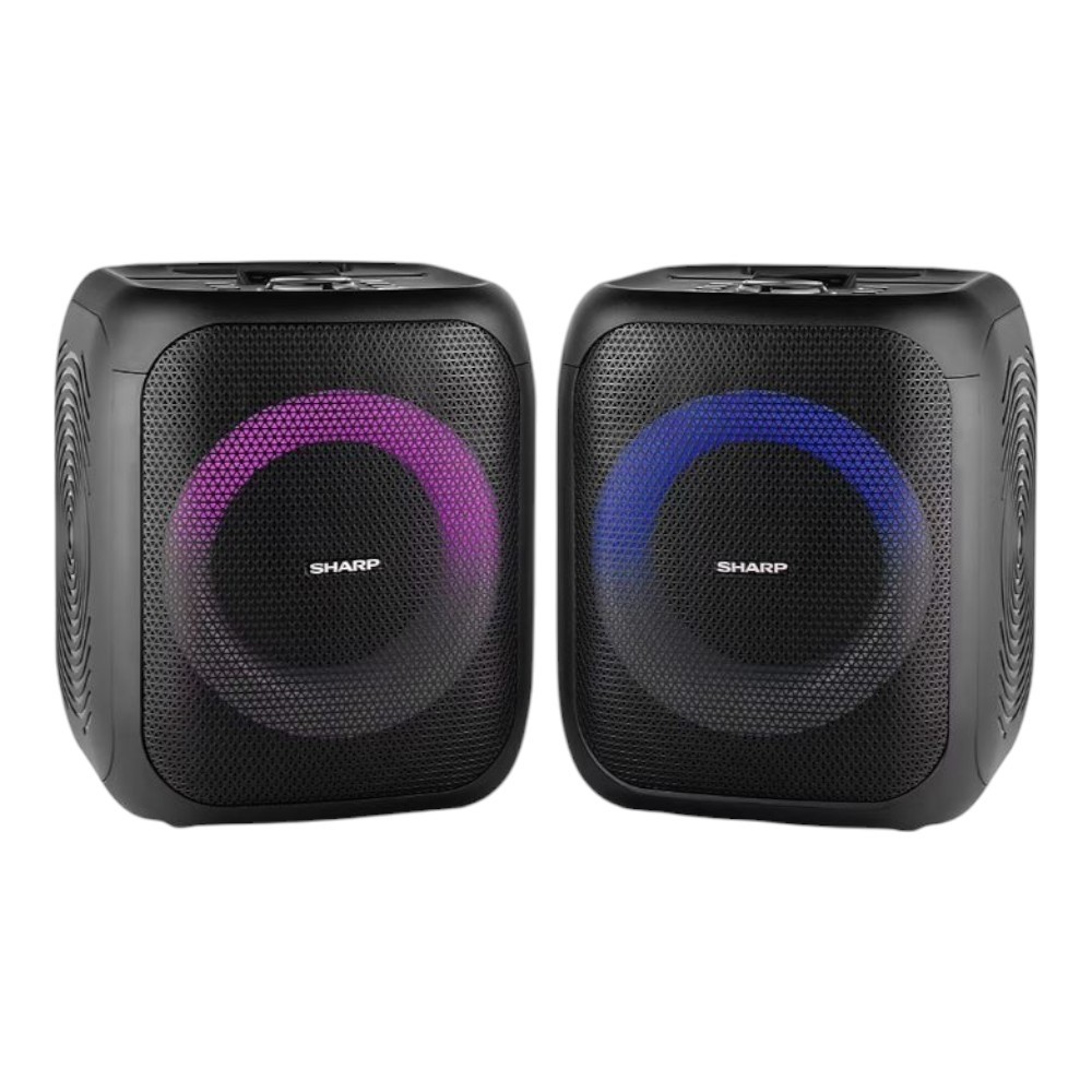 Sharp 8" Bluetooth Party Speaker 2- pack PS-916