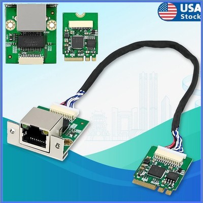 M.2 A+E 2.5GbE Intel I226-V Ethernet. NIC Card Multi-Gig 2.5G/ 1G/100M NGFF 2230