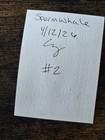ACEO Original Art by SY Ocean Mammal Sperm Whale Sleeping Peaceful Eerie — photo 2