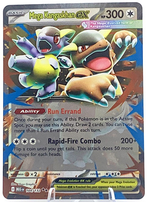 Mega Kangaskhan ex 104/132 Mega Evolution Pokemon NM Englisch