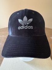 Adidas Women Cap Hat Soft Velvet Black Adjust...
