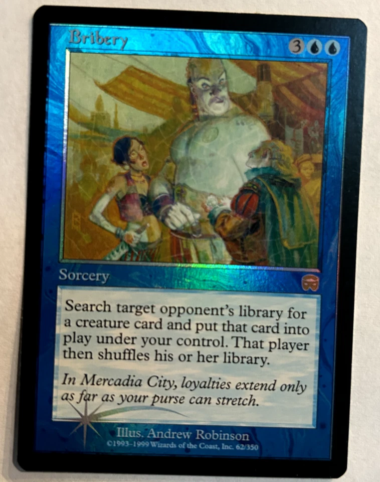 Bribery - FOIL - Mercadian Masques - Magic the Gathering MtG - Image 2 of 4