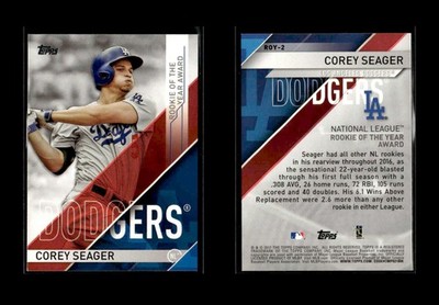 2017 Topps - MLB Awards - #ROY-2 Corey Seager - Los Angeles Dodgers