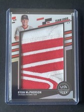 2026 USA Stars & Stripes Prizm Ryan McPherson Jumbo GU Team Logo Patch 07/18