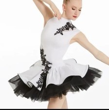 WEISSMAN 11670 You Make Me Brave Ballet Tutu Custom Rhinestone Dance Costume XLC