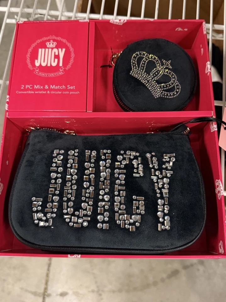 Juicy By Juicy Couture Shine Bright Velour Wristlet - Image 4 of 4