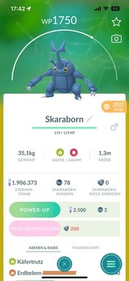 Skaraborn regionales Pokémon, Pokemon Go sofort Tausch 