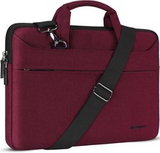 15.6 inch Laptop Messenger Shoulder Bag Tote Bag for Women for Men, Fuchsia