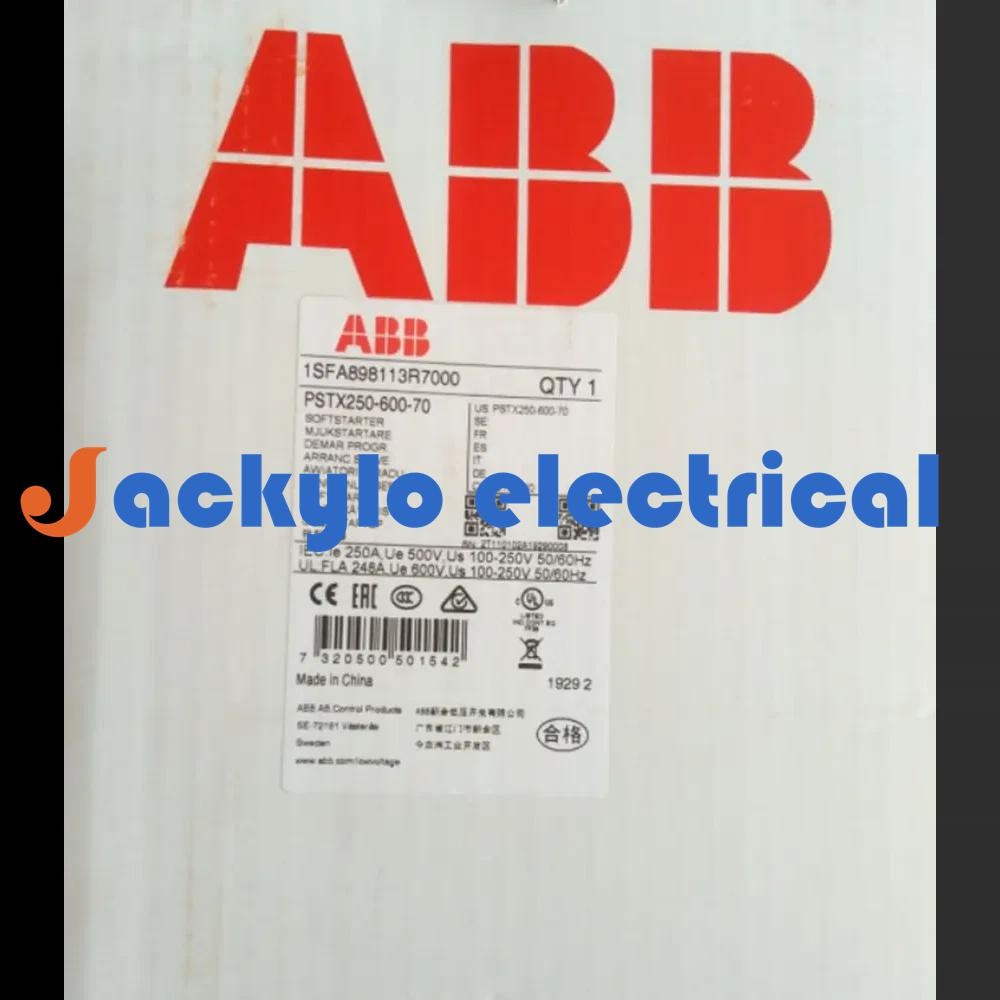 PSTX250-600-70 ABB Soft Starter 1SFA898113R7000 Brand New in Box!Spot Goods Zy