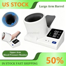 Automatic Bandless Upper Arm Blood Pressure Monitor with Smart Large LED Display