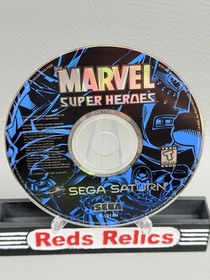 Marvel Super Heroes - Sega Saturn 1997 Disc Only Tested & Works Authentic