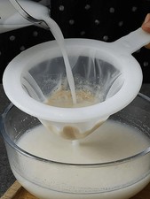 Ultra Fine Kitchen Nylon Mesh Strainer Filter Sieve Soymilk Filter Juice Filter.