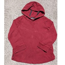 Tommy Bahama Hoodie Kids 2T Red Waffle Knit Pullover Coastal Casual Textured
