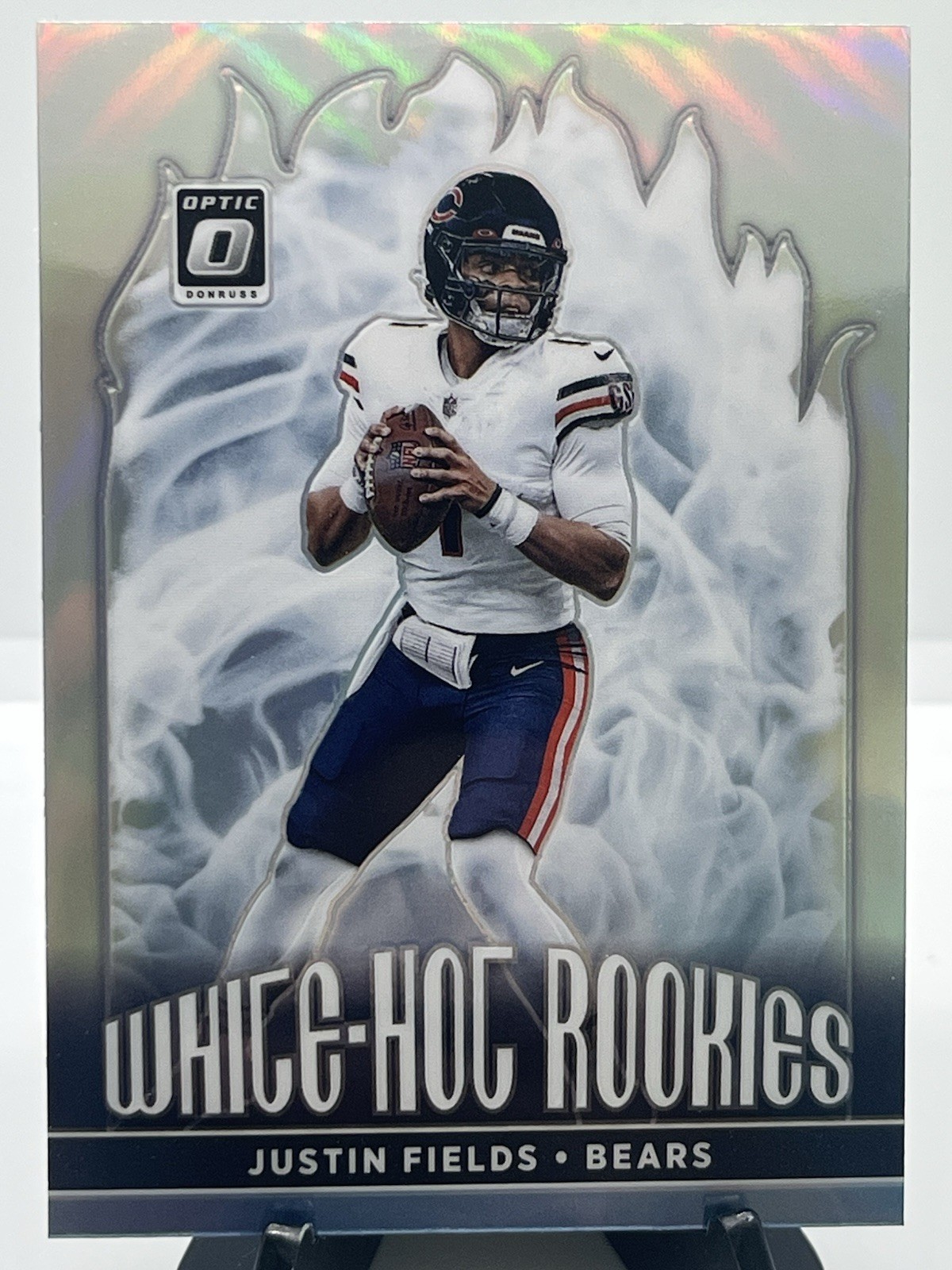 2021 Panini Donruss Optic - White Hot Rookies #WHR-2 Justin Fields (RC)
