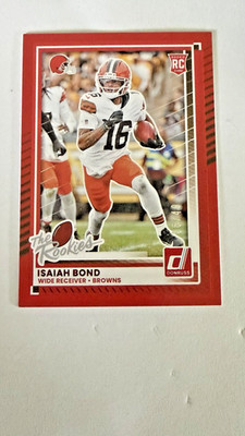 2025 Panini Donruss The Rookies & Highlights Isaiah Bond /49 RC Cleveland Browns