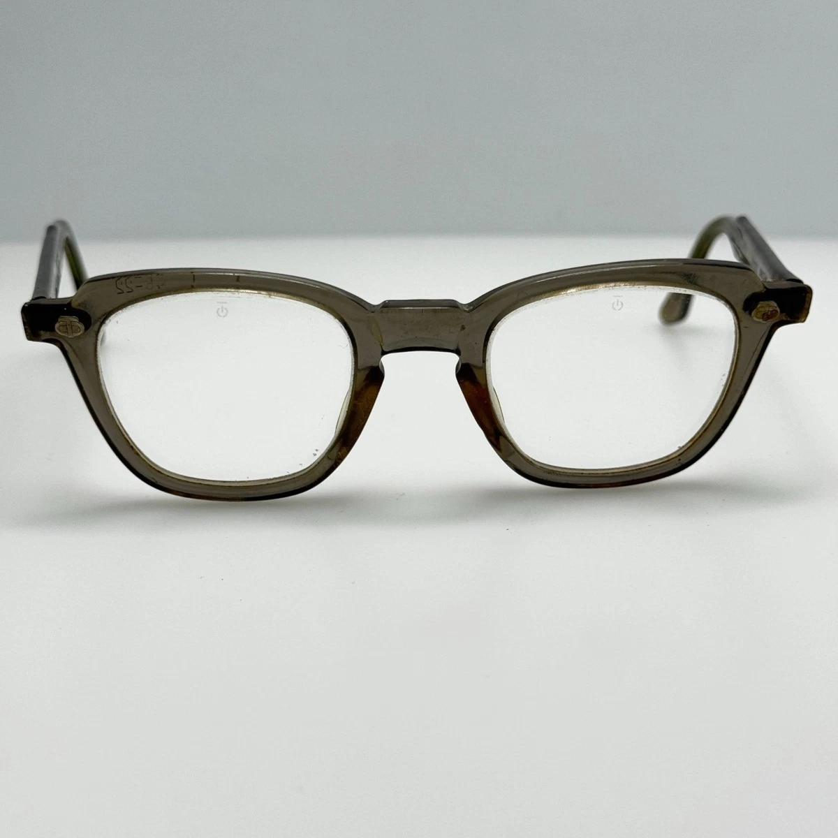 Vintage Titmus Optyl 204 Eyeglass Frames Only 54-15-130 Brown Fade Germany NOS Vintage Titmus Eyeglasses - Etsy main image 2