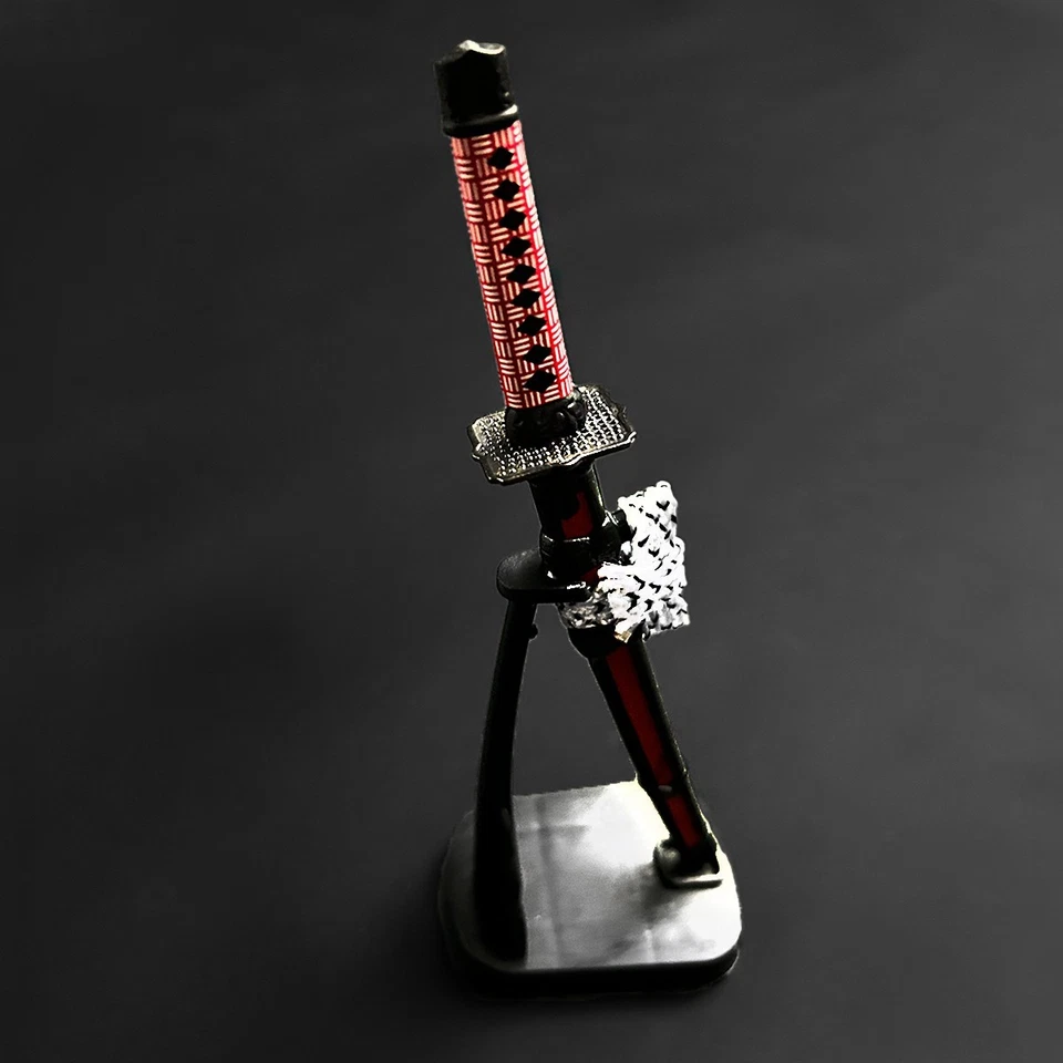 Mini Katana Letter Opener With Stand (Red) - Image 4 of 4