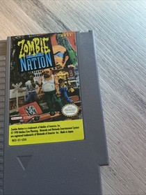 Zombie Nation Nintendo NES Video Game Cartridge Tested