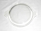 PYREX Glass CLEAR Tab Handle LID Only CASSEROLE Vintage #470-C