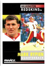 Mark Rypien 1991 Pinnacle #173 Washington Redskins
