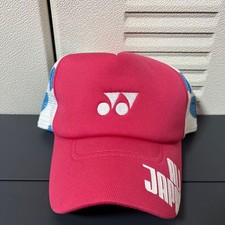 YONEX Dot Pattern Mesh Cap Tennis Soft Tennis Pink Hat