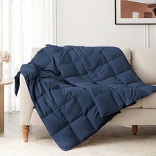 Down Throw Blankets for Couch 50x70 Down Blanket for Indoor and Outdoor Throw...