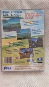 Pebble Beach Golf Links Sega Saturn Authentic Disc and Case, NO MANUAL