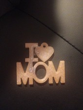 I Love Mom Keychain Can Combine With Others 