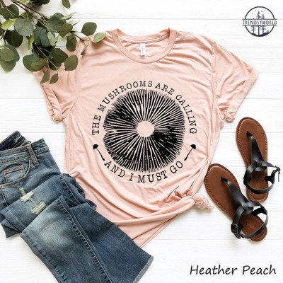 Cute Mushroom Comfort Tee Nature Aesthetic Gift