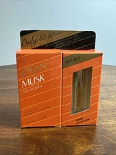 NOS vintage Jovan Musk for Women Cologne Spray & Perfume New In Box