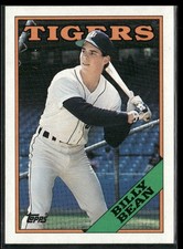 1988 Topps Cloth Test Issue #NNO Billy Bean