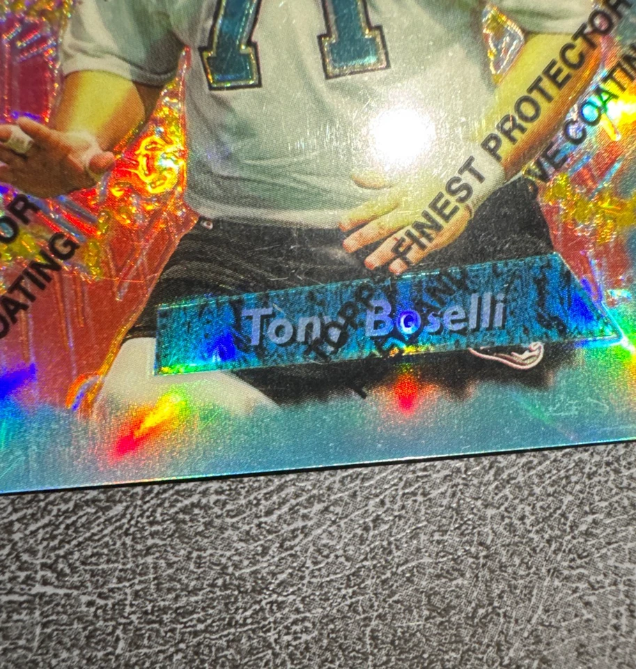 TONY BOSELLI 1995 FINEST RC REFRACTOR #189 - Image 4 of 4