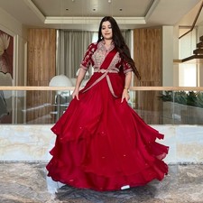 NEW LEHENGA SAREE INDIAN WEDDING DESIGNER BOLLYWOOD PAKISTANI PARTY WEAR