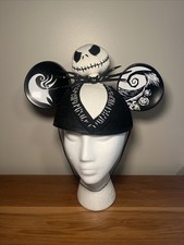 Disney Parks Jack Skellington Mickey Ear Hat Nightmare Before Christmas