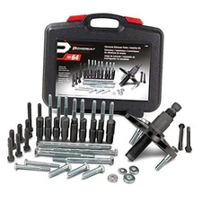  Harmonic Balancer Puller Set, Remove and Install, Balancers on Car 46 Piece