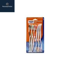 Equate Manual Toothbrushes with Contoured Bristles and Ergonomic Grip, Soft 6 CT