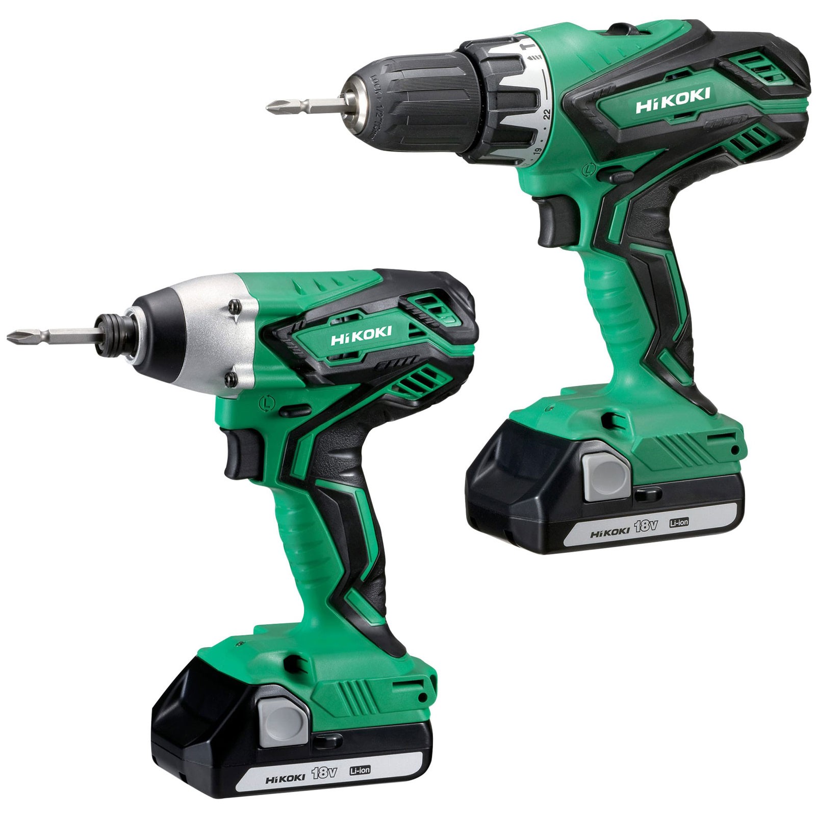 HiKOKI  Twin Pack 18V 2 x 1.5Ah Li-ion