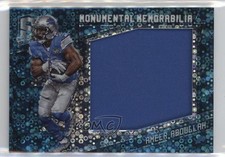 2016 Panini Spectra Monumental Memorabilia Neon Blue 58/99 Ameer Abdullah #3 go9
