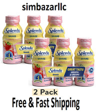 Splenda Diabetes Care shake 8oz Strawberry cream 6 count each 2 Pack of 6