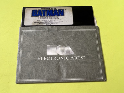 Batman: The Caped Crusader Commodore 64 128 C64 Floppy Disk Tested Works Great!