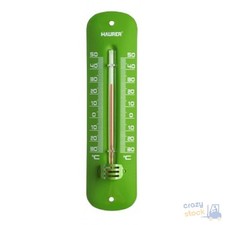 Maurer Wandthermometer Metall f&uuml;r Au&szlig;en cm 20x5