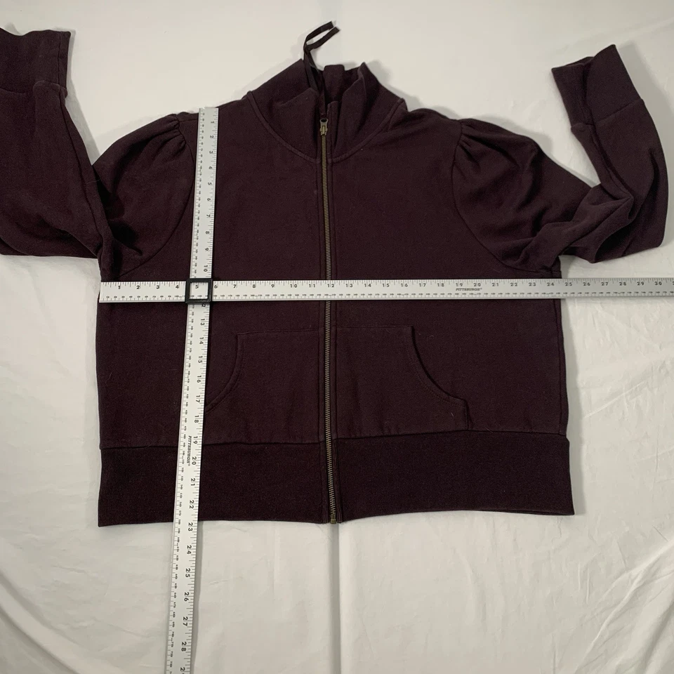 Abrigo Chaqueta Vintage Antiguo Azul Marino Y2K Talla XXL Marrón Cuello Simulado Cremallera Para Mujer’s Plus Foto 4 de 4