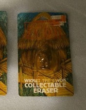 Star Wars Return of the Jedi "Wicket the Ewok" Collectable Eraser 1983 MOC
