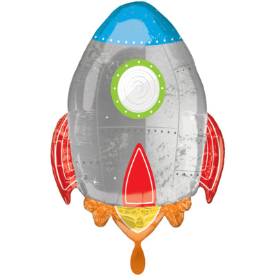 Rakete Space Shuttle Folienballon 73cm 29Inch Ballon Raumfähre Nasa Heliumballon