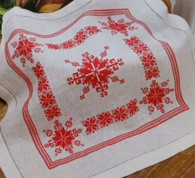 Cross Stitch ''BALTIC EASTER BASKET COVER'' pattern ~ stars