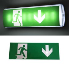 Notbeleuchtung Schild LED Fluchtwegleuchte Notleuchte Notausgang 350x110x55mm