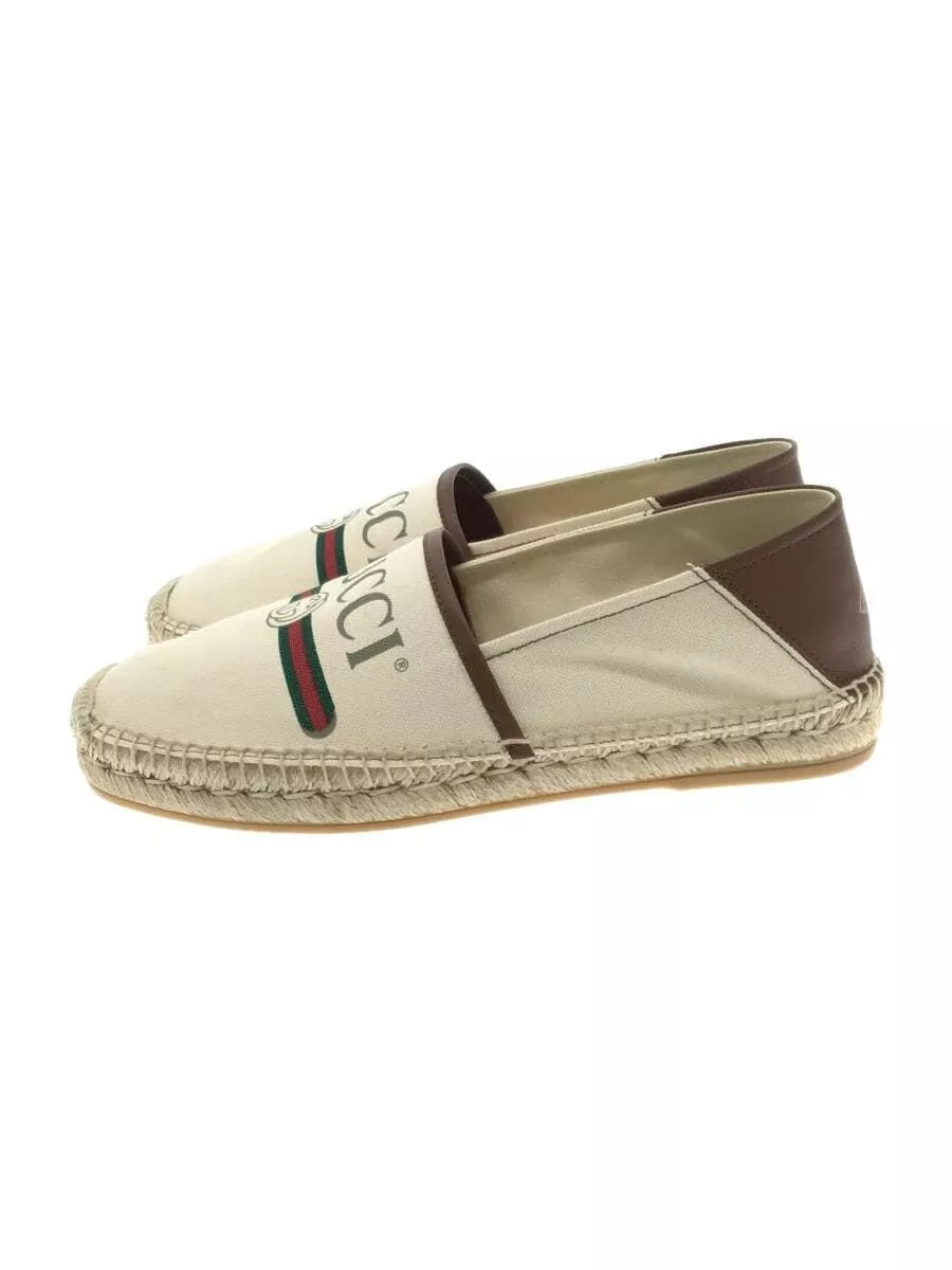 Chaussures de pont GUCCI espadrilles UK 8,5 crème 523203 occasion