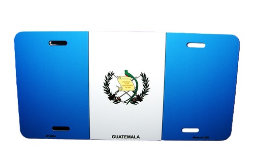 GUATEMALA GUATEMALAN FLAG METAL NOVELTY CAR LICENSE PLATE AUTO TAG - Picture 4 of 15