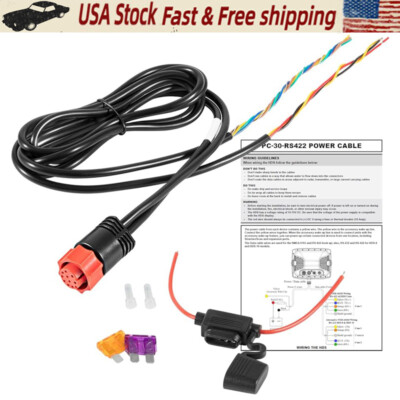 000-0127-49 PC-30-RS422 Power Cable Replace for Lowrance Hds Series Elite Hook